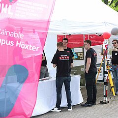 The departments from Höxter presented themselves on the campus in Lemgo.