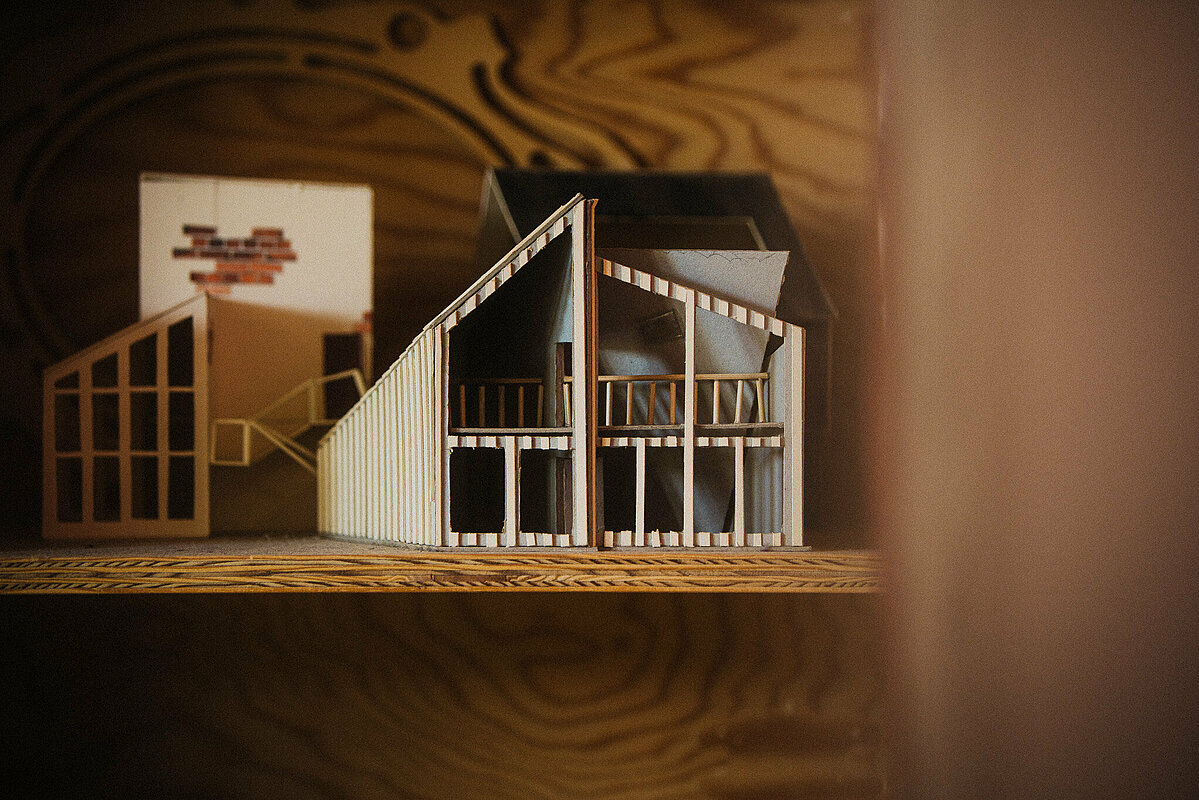 Studierende der Architektur zeigten ihren Entwürfe.
