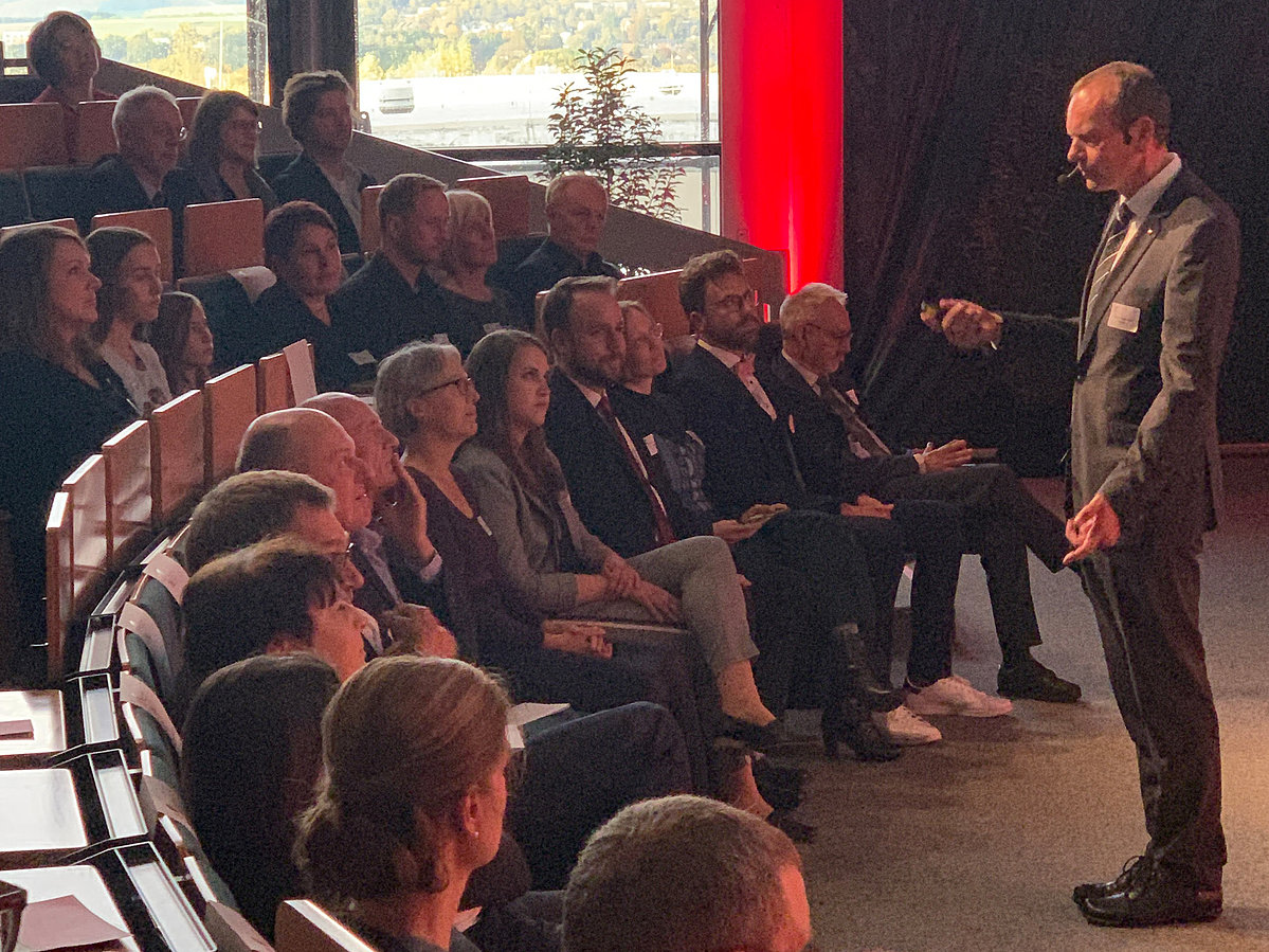 Präsident Professor Jürgen Krahl am Jahresempfang