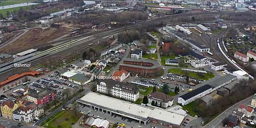 Hier sehen Sie den Lageplan vom RailCampus OWL in Minden
