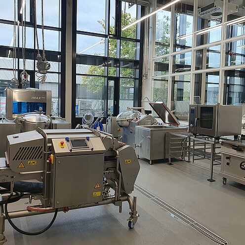 Technikum Protein-basierte Lebensmittel: Abteilung für die Wärmebehandlung