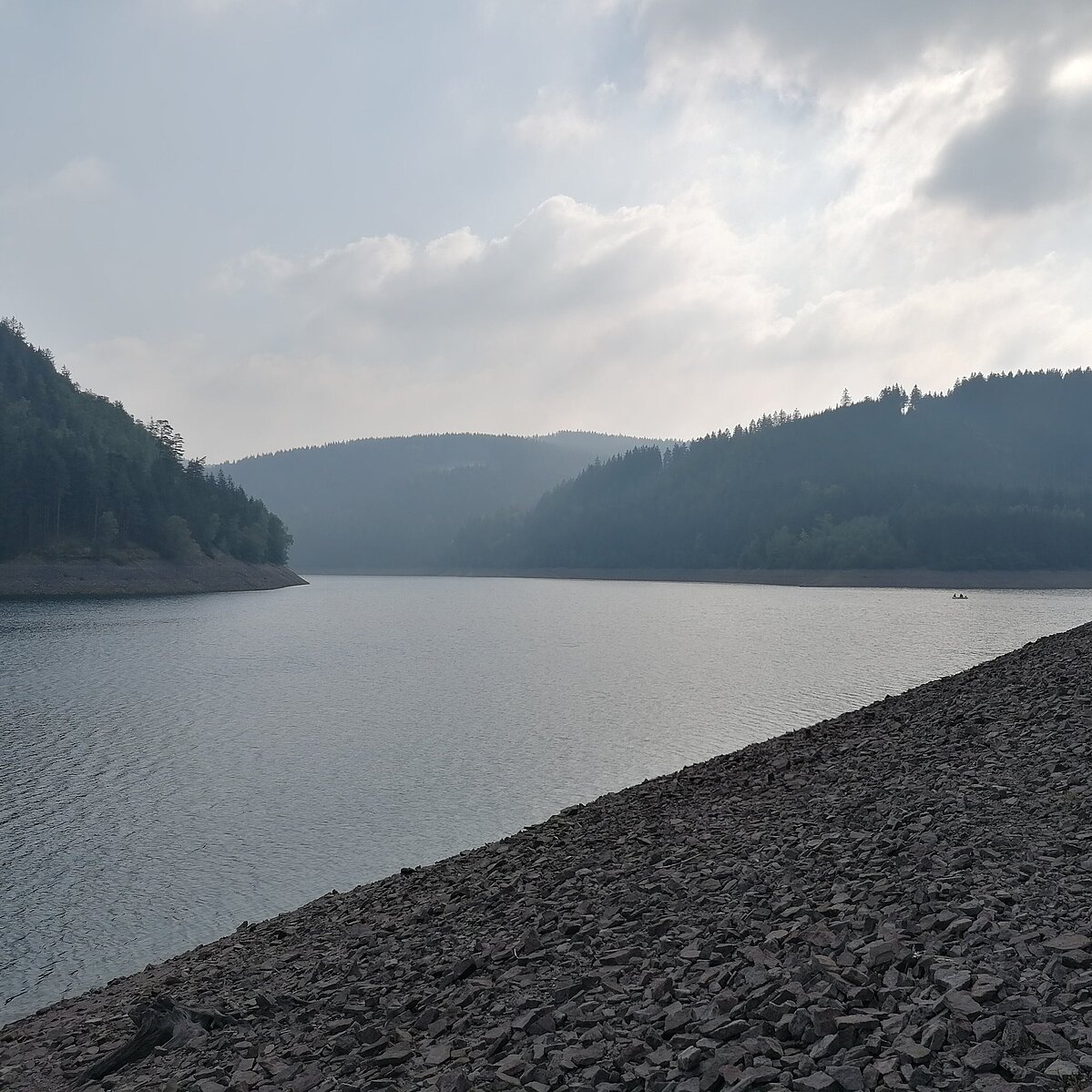 Landschaftsfoto Ohratalsperre