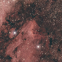 IC 5070 (Pelikan-Nebel), Tak FSQ 106 mit SBIG 8300C, 10 x 300s, PP in Pixinsight.