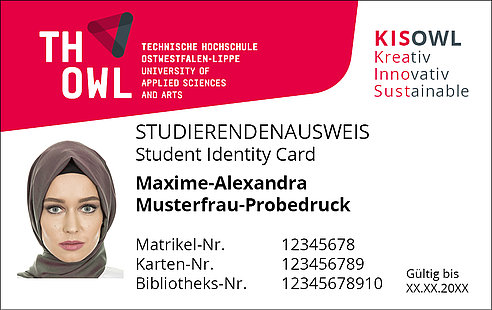 Musterkarte CampusCard (KISOWL)