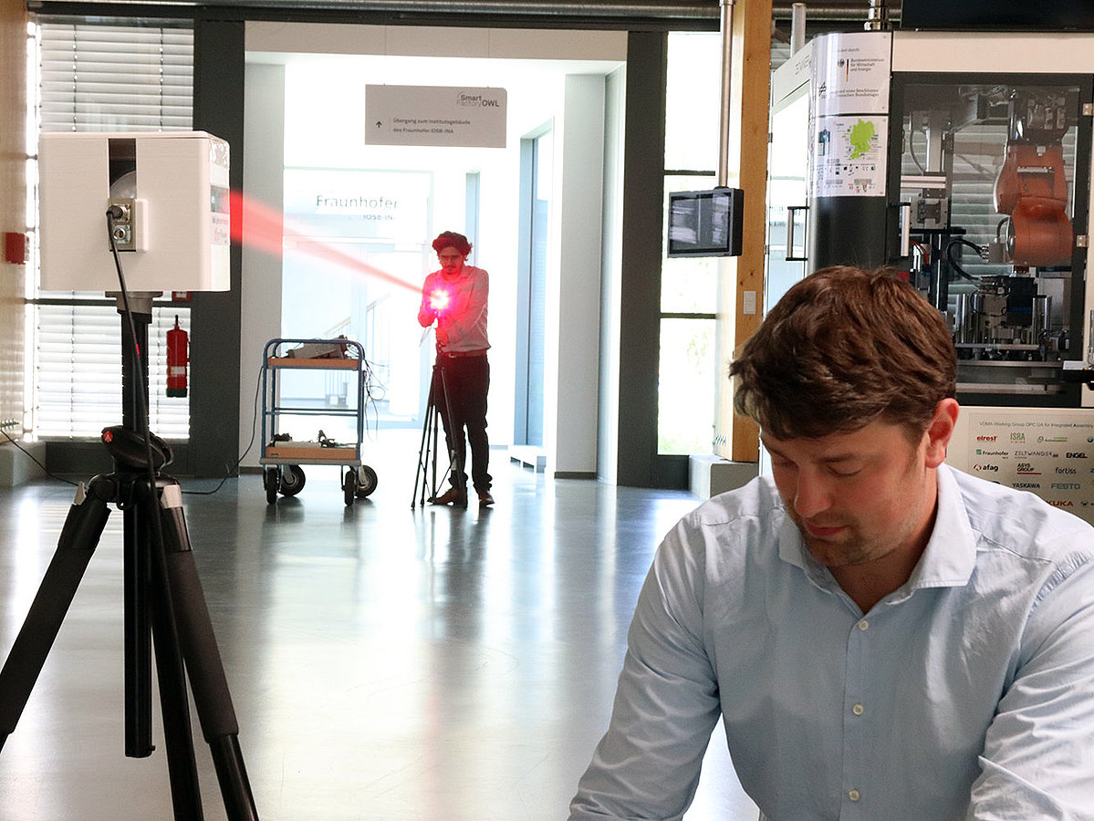 Wissenschaftler testen Datenübertragung mit Licht