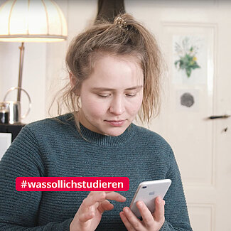 Verlinkung zur Website #wassollichstudieren