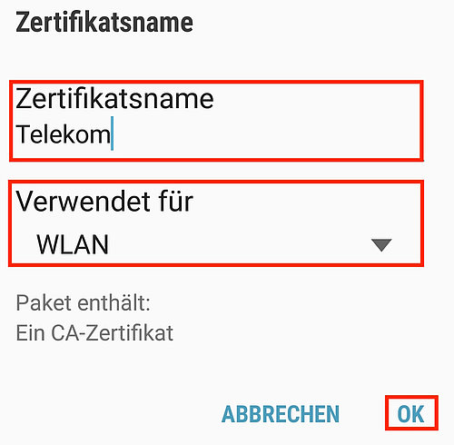 Android Manuelle Einrichtung S Kim - TH OWL