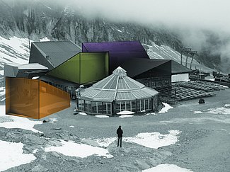 Photocollage Zugspitze