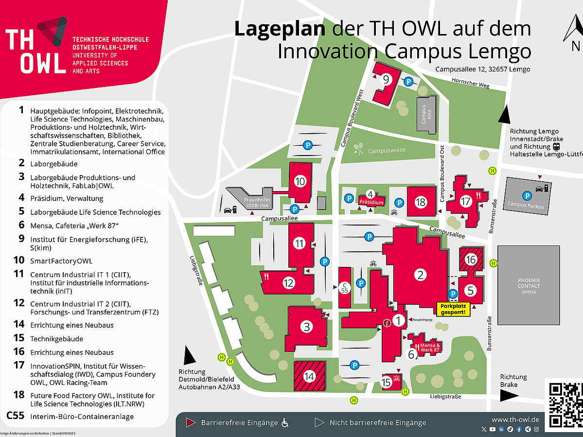 Lageplan für die Parkplatzsperrung am 8.4.2024