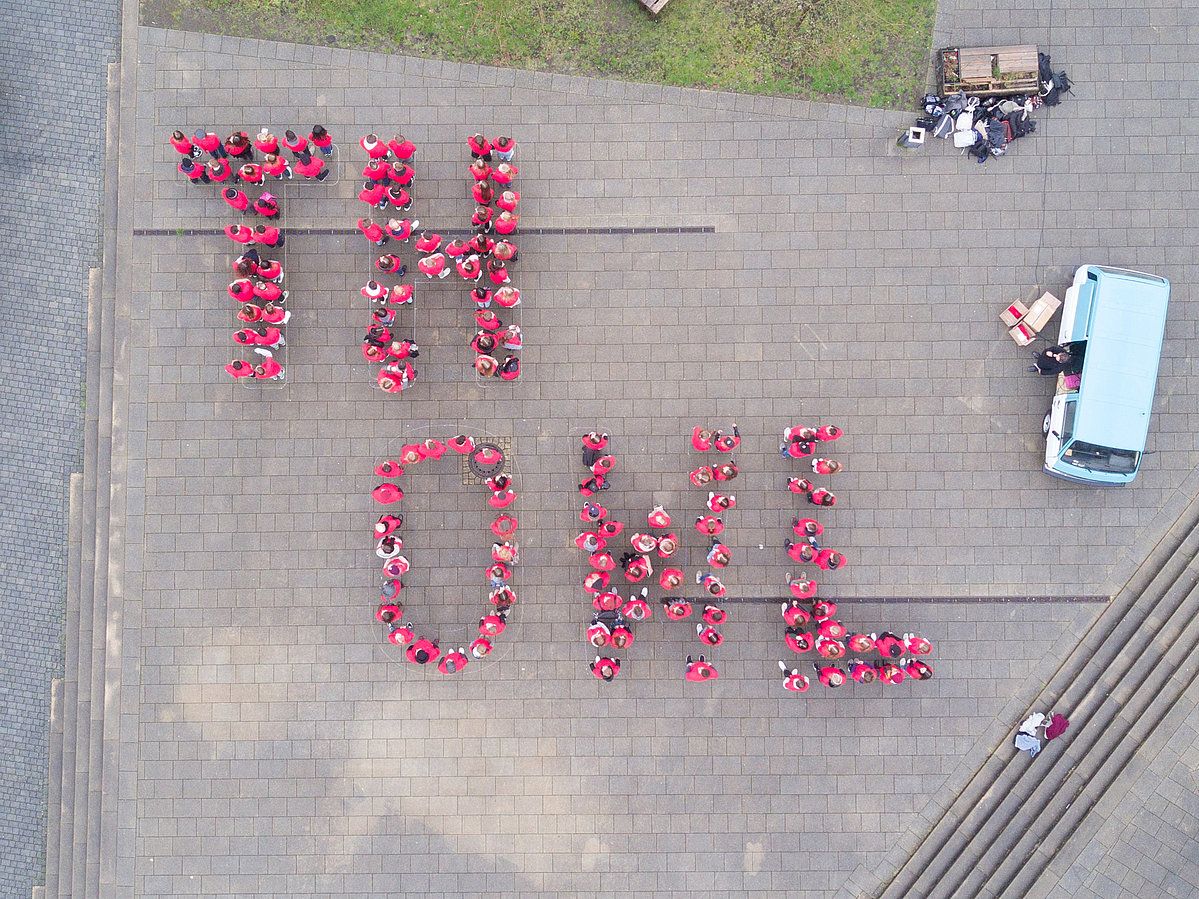 Das Logo der TH OWL von Studierenden gestellt