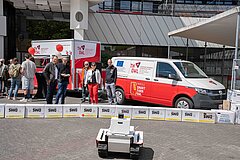 Feldroboter in Aktion