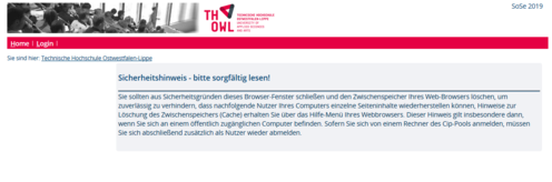 Die Sicherheitshinweise