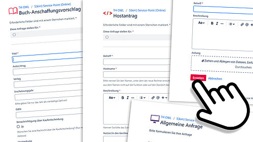 Zu unseren Formularen