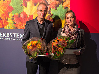 2016: Professor Thomas Wittkop und Professorin Yvonne-Christin Bartel 