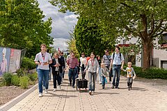 Campusführungen halfen den Gästen sich zu orientieren.