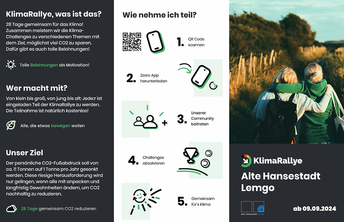 KlimaRallye der Alten Hansestadt Lemgo 2024 - Infos zur Teilnahme auf einen Blick