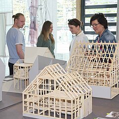 Architecture in miniature format.