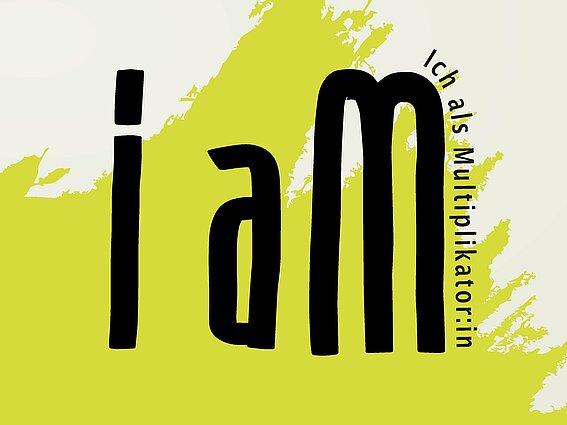 Logo des Projekts I'aM - Ich als Multiplikator:in