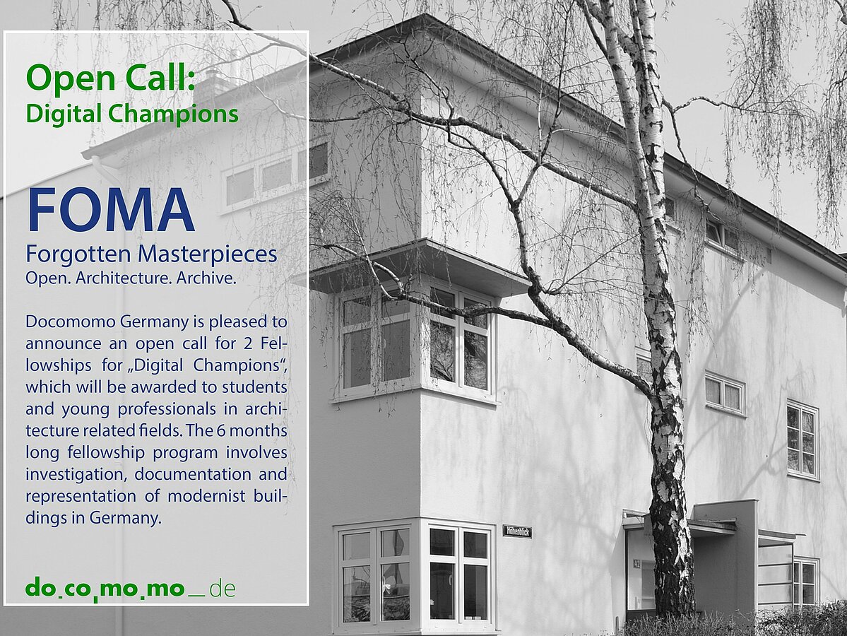 Apply now for Open Call: Digital Champions FOMA - Forgotten Masterpieces:  Detmolder Schule für Architektur und Innenarchitektur - TH OWL