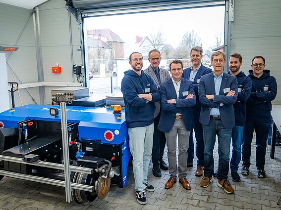 Meilenstein im Projekt AuToRail OWL: Testfeld am Bahnhof in Verl-Kaunitz eingerichtet