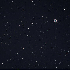 Planetarischer Nebel M57, Rest einer Supernova