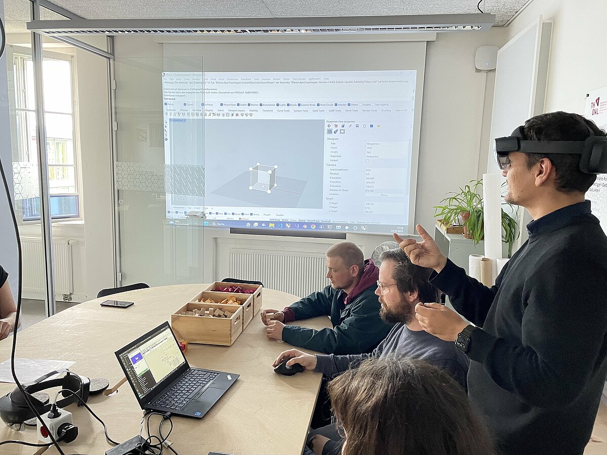 Ein Workshop widmete sich dem Thema "AR – Überlagerung interaktiver digitaler Inhalte mit unserer Welt“.