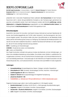 EXPO.COWORK.LAB | Programm Teil 2 EXPO.COWORK.LAB | Programm Teil 2