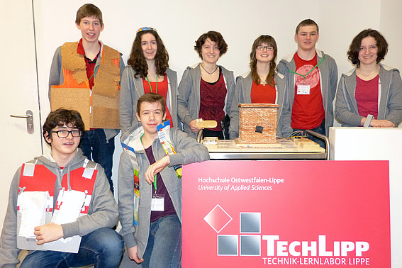 das Team des zdi-Schülerlabors TechLipp der Hochschule OWL
