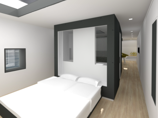 Perspektische Darstellung Projekt Berlin Brasilia