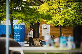 Im Projekt InnoVet Bildungsbrücken ist ein Tiny House entstanden, das in Detmold angeschaut werden konnte.