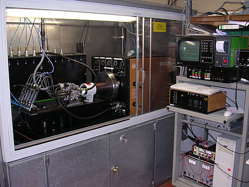 Test bench for diesel injection pumps Test bench for diesel injection pumps