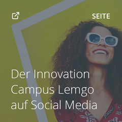Kachel Der Innovation Campus Lemgo auf Social Media