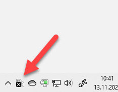 Das Tasktray-Meenü von "Sync & Share"