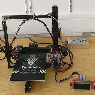 Bauvolumen: 200x280x200mm Materialien: PLA/ABS/ASA/PETG/PMMA Düse: 255°C max. Heizbett: 110°C max. Durchmesser Düse: 0.4mm Schichtdicke: bis zu 0.05mm Materialdurchmesser: 1.75mm SD-Support: Ja