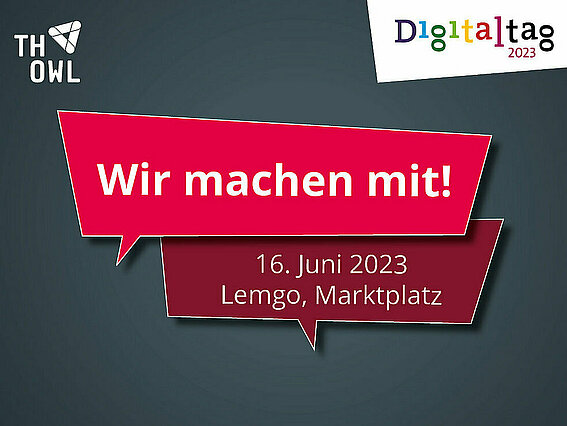 Die TH OWL nimmt auch dieses Jahr wieder am Digitaltag teil.