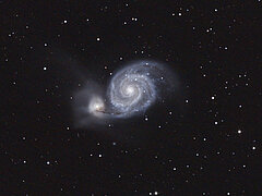M51, Whirpool-Galaxie