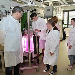 The departments offered exciting insights into the laboratories at the Innovation Campus Lemgo.