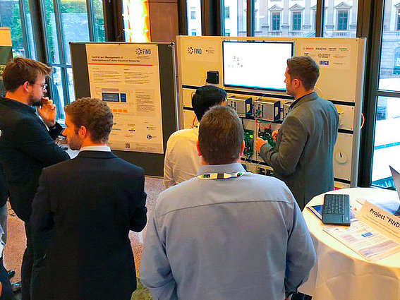 Viele interessierte Besucher kamen an den Stand des FIND Projekts