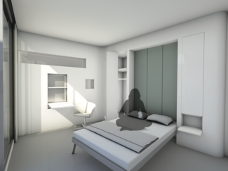 Perspektische Darstellung Projekt Berlin Brasilia