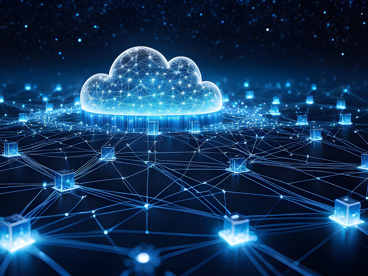 Programmierte Wolke und Datennetzwerk