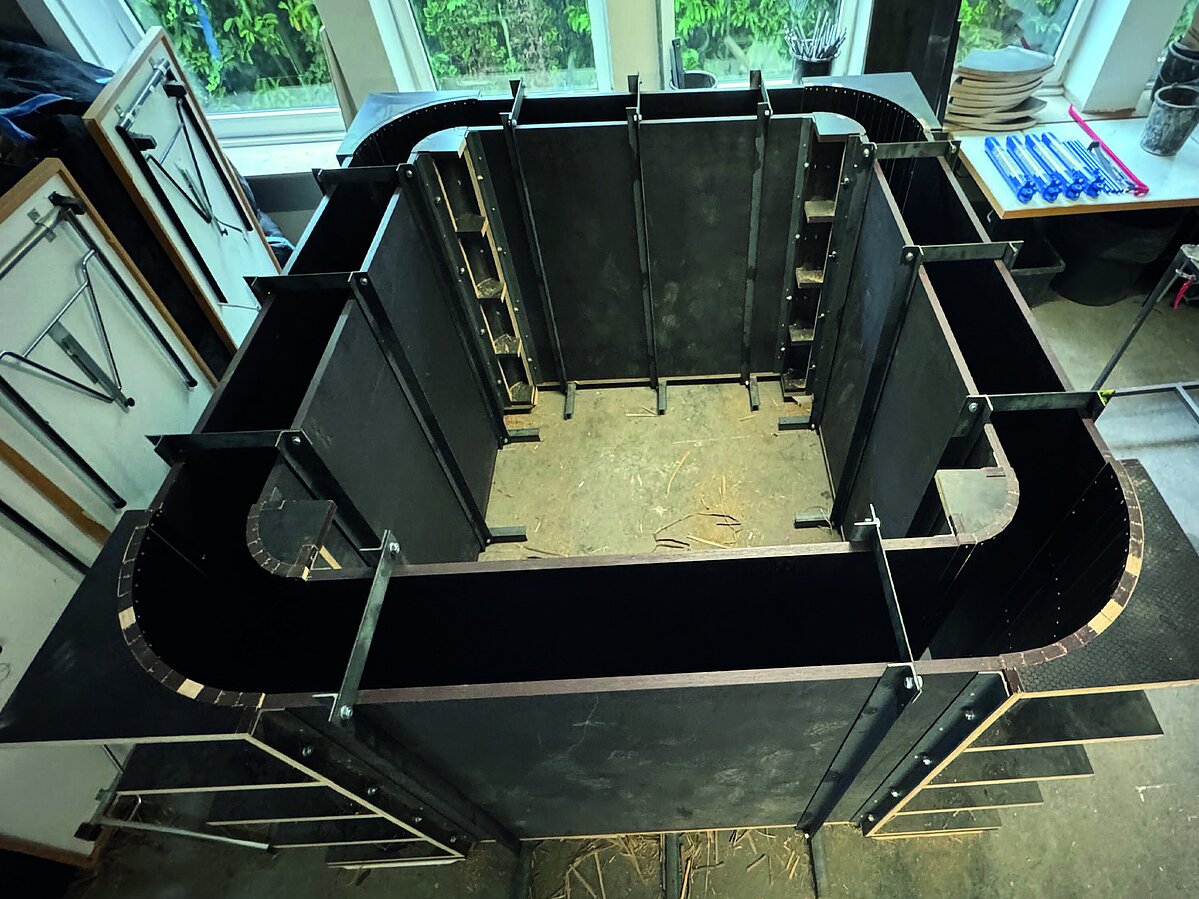 Green Container: Rahmenschalung