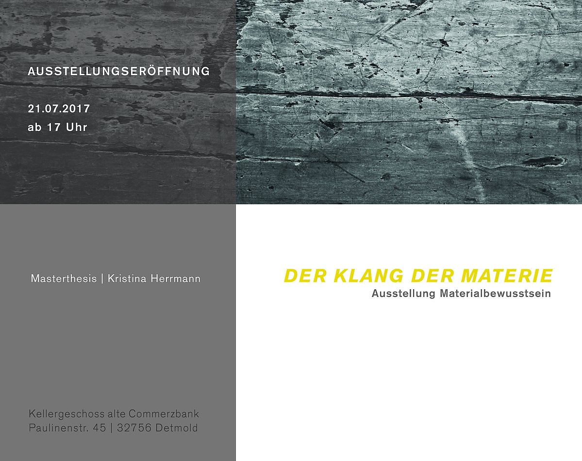 Ausstellung In Bank Und Furstenzimmer Detmolder Schule Fur Architektur Und Innenarchitektur Th Owl
