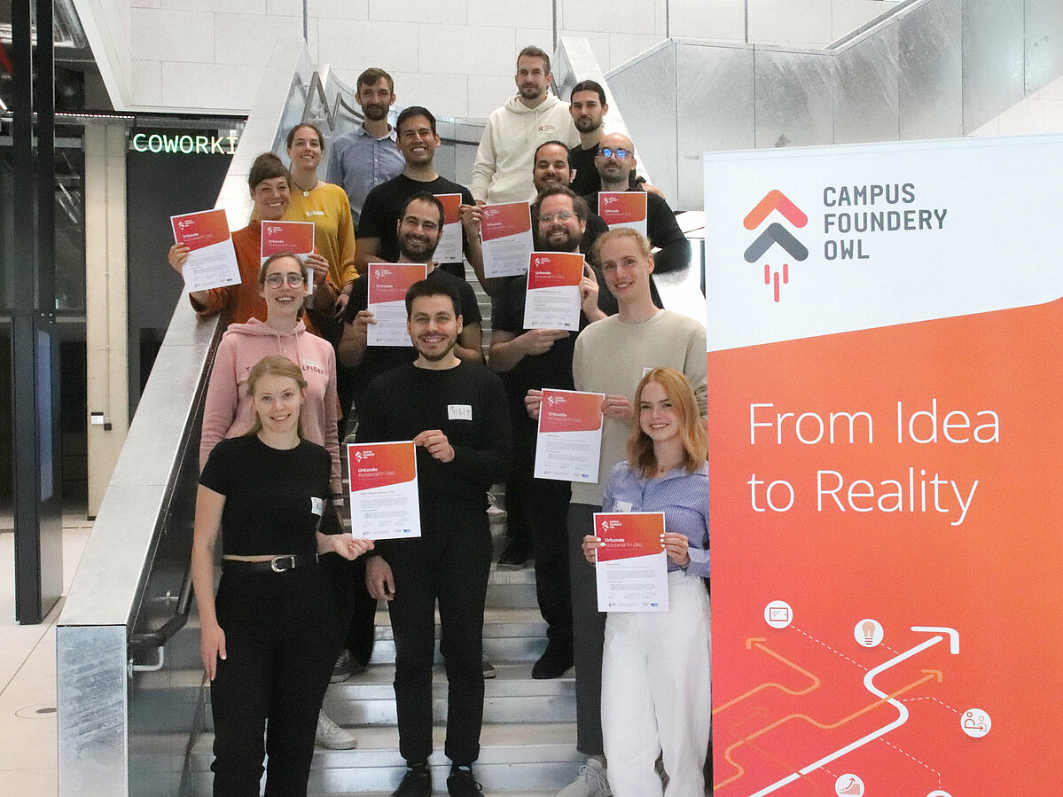 Die Gewinner:innen des Kickstart@TH OWL Wettbewerbs